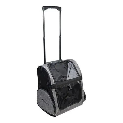 Jack and Vanilla trolley draagtas 40 x 26 x 40 cm grijs-zwart Classies