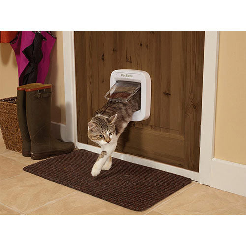 Petsafe kattendeur kattenluik microchip wit of bruin 2ee89c-2