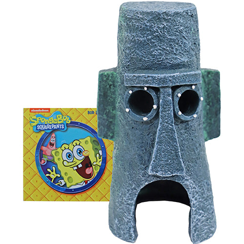 Spongebob Aquarium-Ornament Moai-Haus Okto – 15,5 x 10 cm