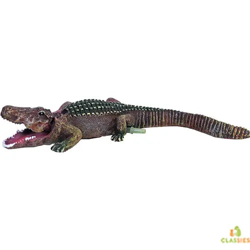 Boon Aqua Deco Ornament Bubbel - Krokodil - 24x8x4 cm Classies