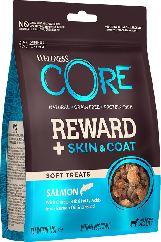 Well Core hondensnack Treats 170 gram