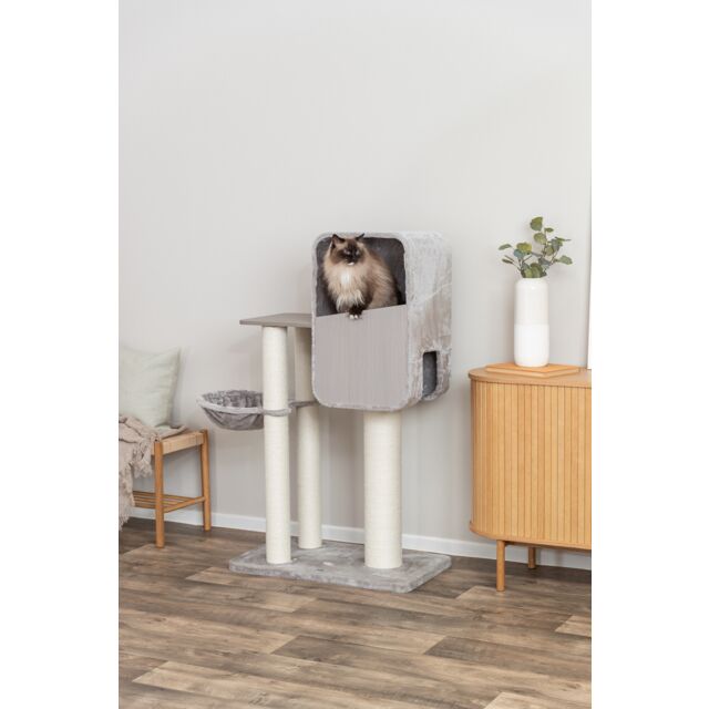 Trixie krabpaal Marina 132 cm grijs