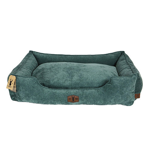 Boony est1941 hondenmand orthopedisch emerald groen Classies