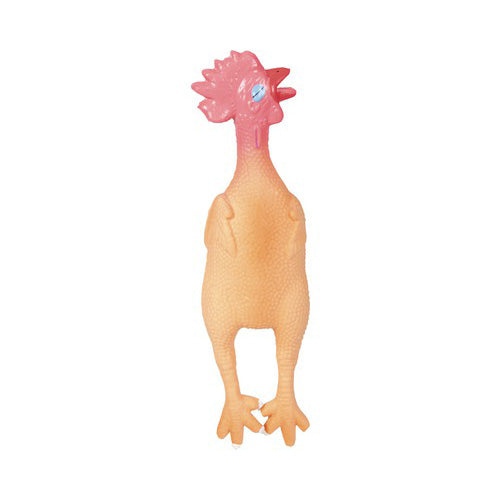 KARLIE Hundespielzeug Latex Huhn orange 6x6x24 cm