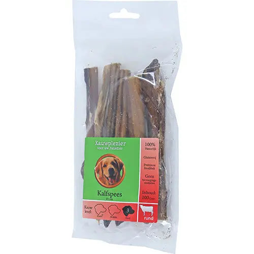 Natuurlijke Hondensnack Rund - Kalfspezen in 15 cm en 35 cm Classies