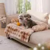 Flauschiges Hundekissen - Sofaschoner