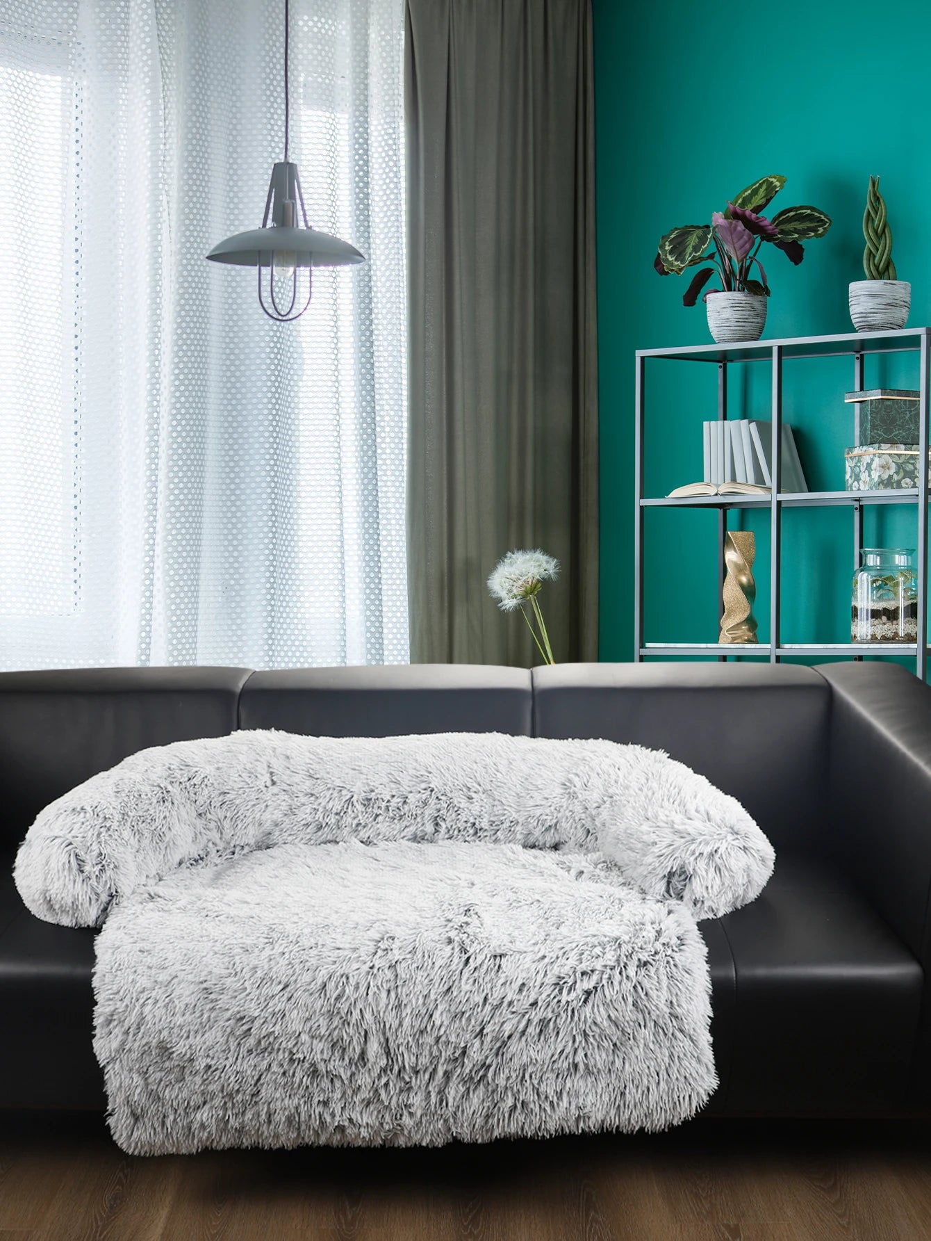 Luxus-Hundebettsofa – Flauschiges Kissen für große Hunde und Katzen