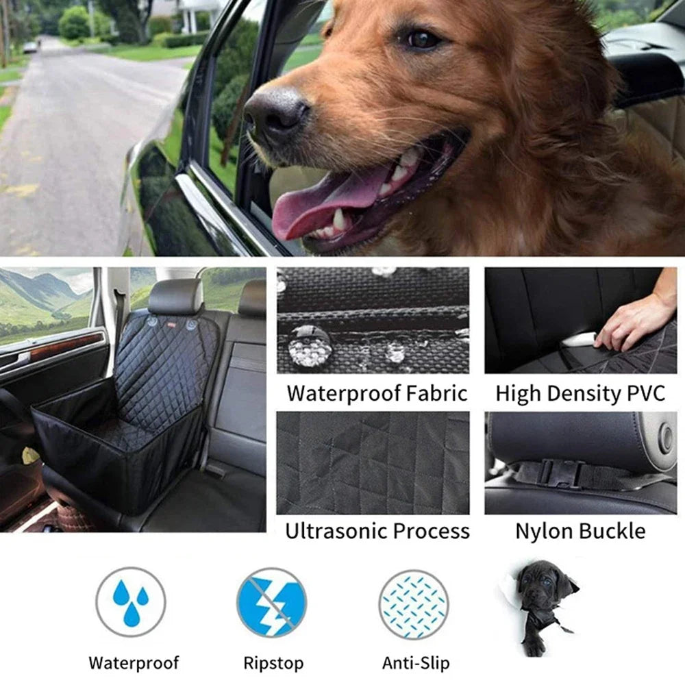 Waterdichte autostoel – Comfortabel & Wasbaar Autokussen voor Kleine Honden