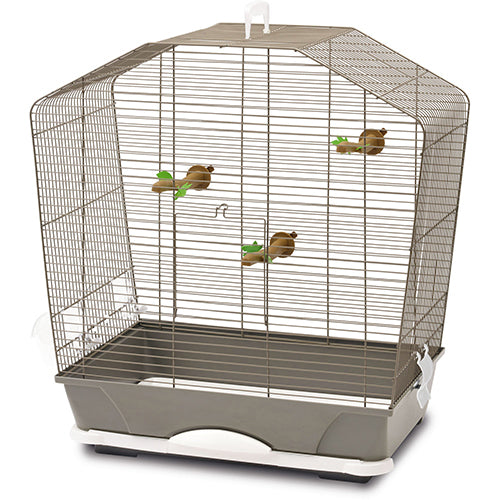 Savic Vogelkäfig Camille 40 – Taupe – 54 x 32 x 55 cm