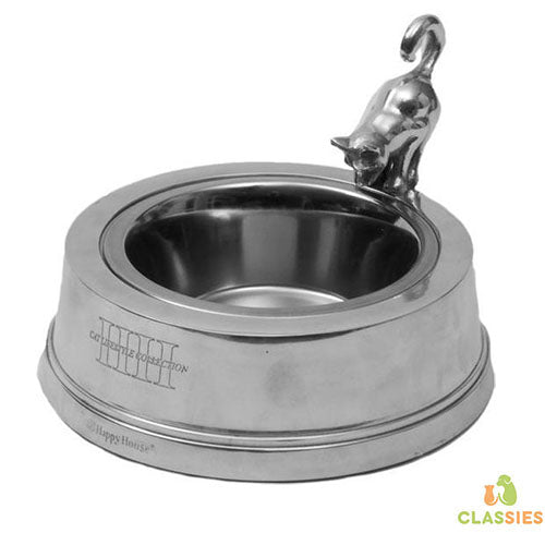 Happy House Aluminium Voederbak Kat 3D - 13 cm Classies