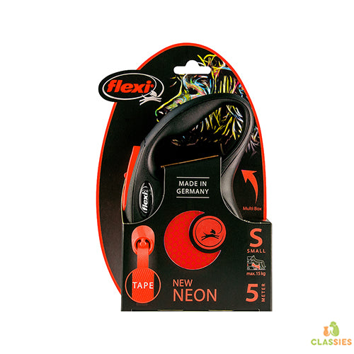 Flexi ruban rétractable flashy New néon - réfléchissant