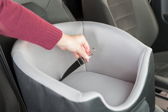 Trixie Autostoel, 45 × 39 × 42 cm, zwart/grijs