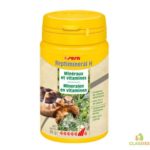 Sera Reptimineral - mineralen en vitamines voor herbivoren - 100 ml Classies