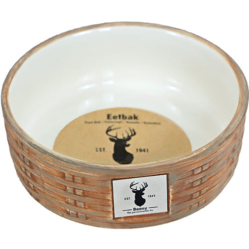 Boony Est1941 eetbak steen wicker zandkleur