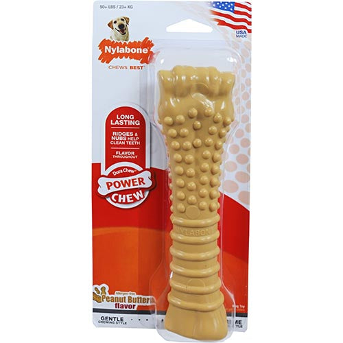 Nylabone Dura Chew Hard Biters normale Erdnussbutter