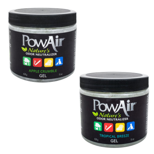 PowAir Gel Natürlicher Geruchsneutralisierer 400 Gramm - Erhältlich in 2 Düften