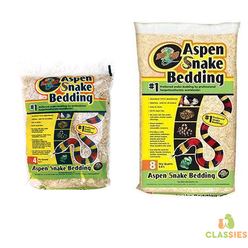 Zoo Med Aspen snake bedding 4,4 - 8,8 - 26,4 liter Classies