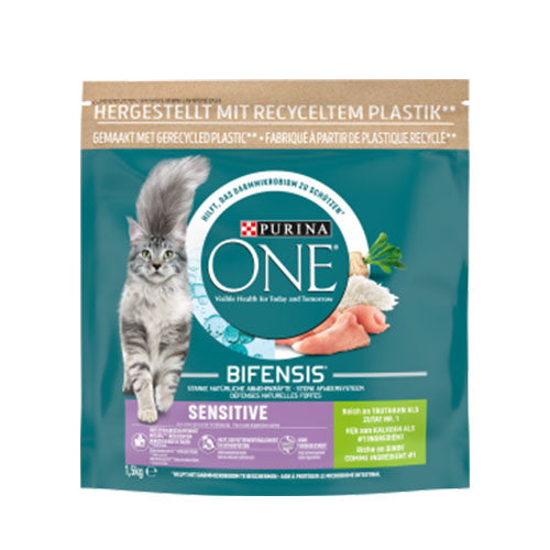 Purina One adult sensitive kalkoen 1,5 kg Classies