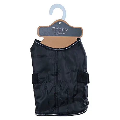 Boony hondenjas waterproof zwart Zoemshop