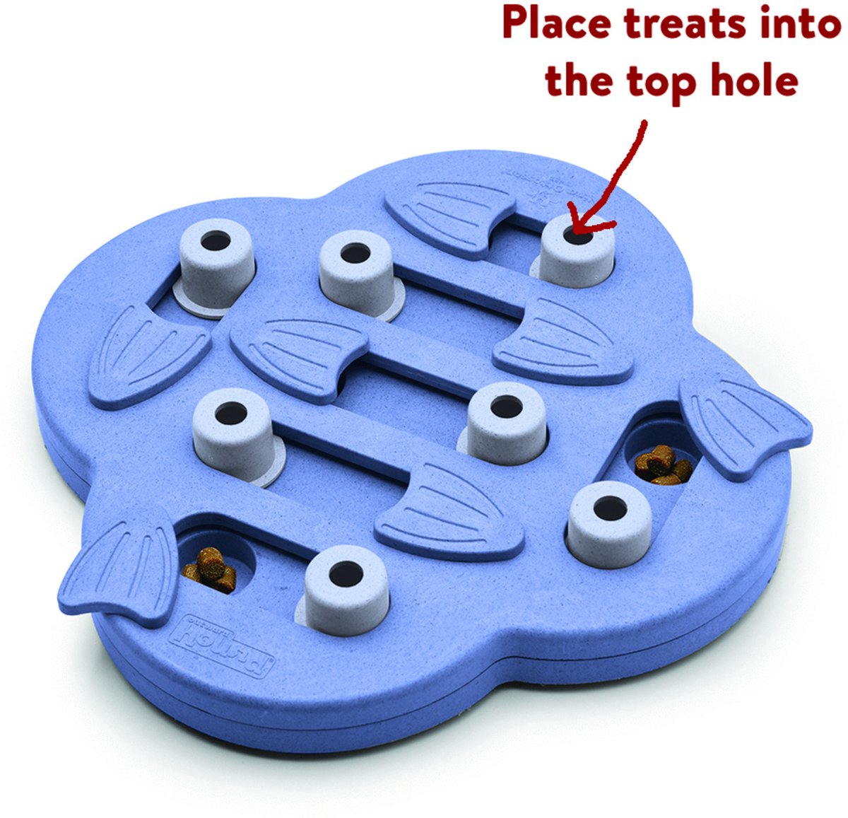 Nina Ottosson Hundeversteck und Rutsche, zusammengesetzt, 33 x 33 x 5 cm