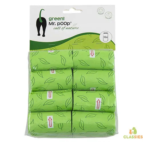 Mr. Poop Navulling poepzakjes in verschillende kleuren Classies