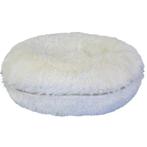 Jack and Vanilla Puff Long Plush gebroken wit superdikke donut kussen Classies