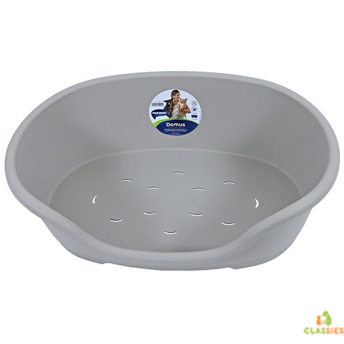 Moderna Domus Hundebetten aus Kunststoff – Schwarz oder Grau – 4 Größen