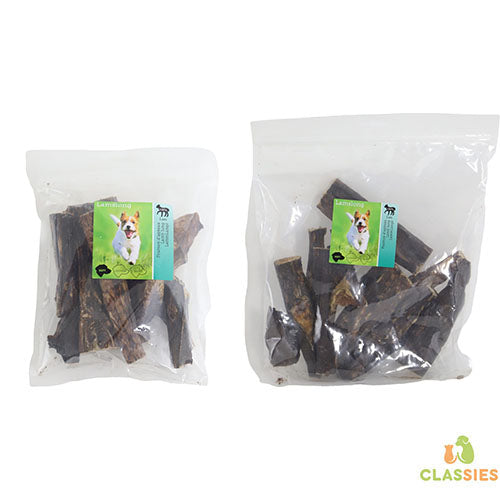 Boon Natuurlijke Snack Lam - Lamslong verkrijgbaar in 100 en 250 gram Classies