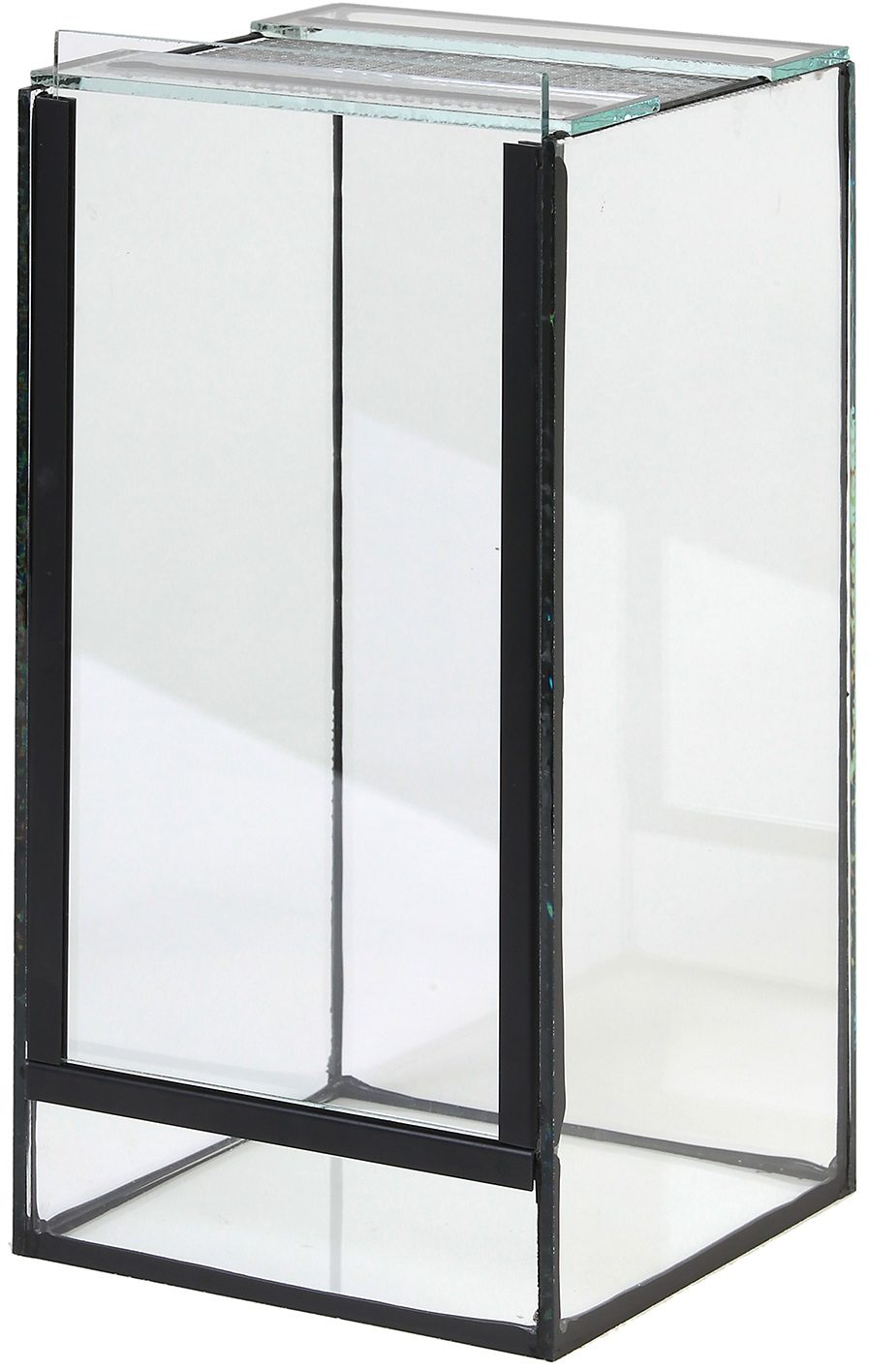 Terrarium uit glas in 3 maten met guillotine deur Classies