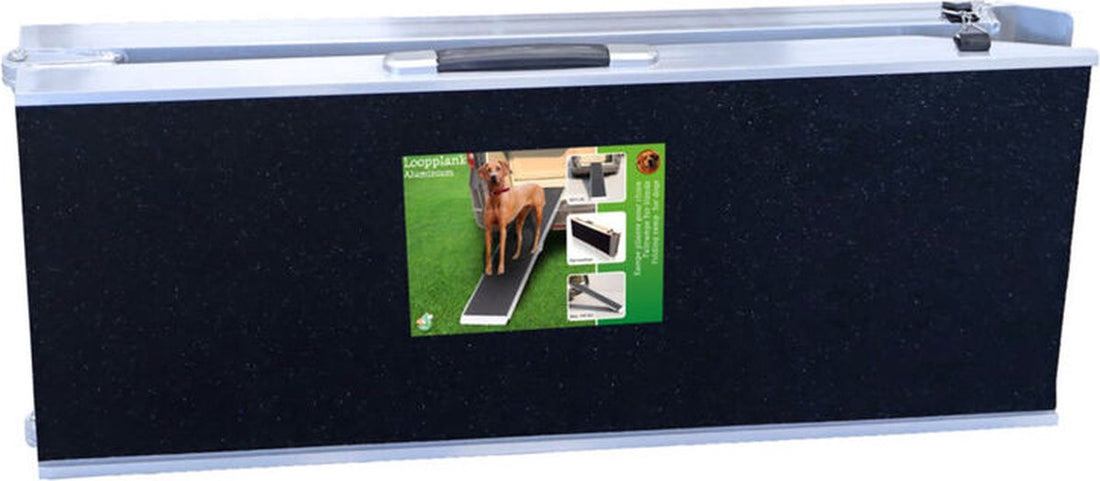 HondenLoopplank aluminium anti-slip 183 cm, max.100 kg. Classies