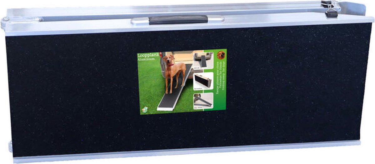 HondenLoopplank aluminium anti-slip 183 cm, max.100 kg. Classies