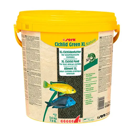 sera Cichlid Green XL Nature - 1000 - 3800 ml - 3,6 kg Classies