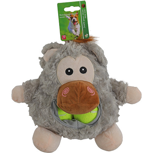 Buidelbek Dieren met 2 Tennisballen - 4 varianten Classies