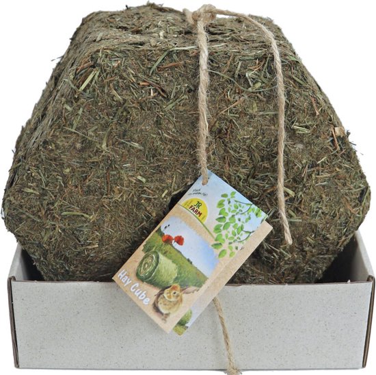 JR Farm - knaagdier hooiblok zeskant - hangbaar - 400 gram Classies