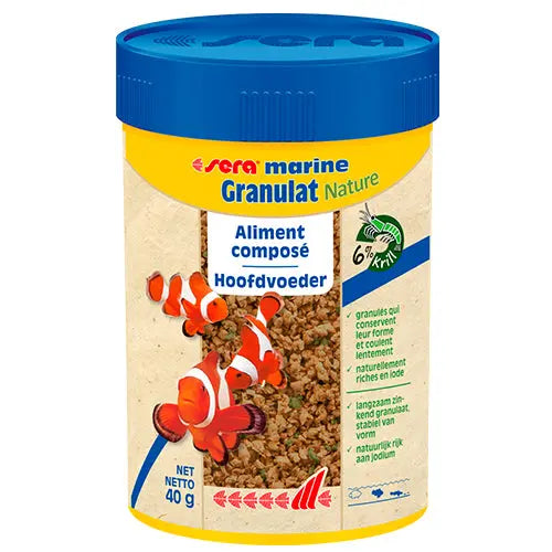 sera Visvoer - zeewater - marine Granulat Nature Classies