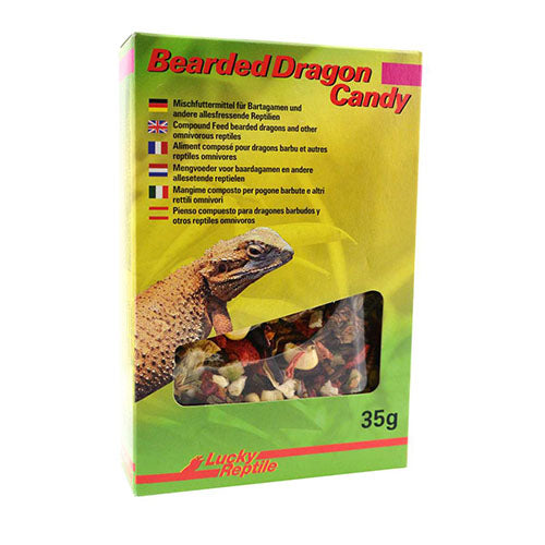 Lucky Reptile Bearded Dragon Candy - Bartagamen-Süßigkeiten - 35 Gramm