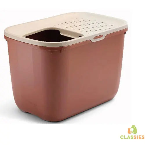 Savic Hop In - Kattenbak met Boveningang - 2 Maten - Diverse Kleuren Classies