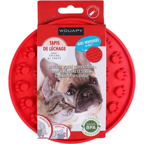 Wouapy Likmat met Zuignappen - Slowfeeder voor Honden of Katten - Verkrijgbaar in 2 modellen