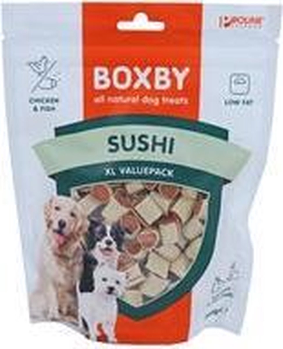 Proline Boxby Original - Huhn & Fisch - Hundesnacks - 360 g - XL Vorteilspackung