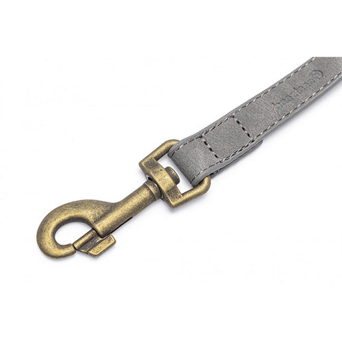 Beeztees Balacron Ax Kunstleren Hondenriem - Grijs - 100 cm x 20 mm Classies