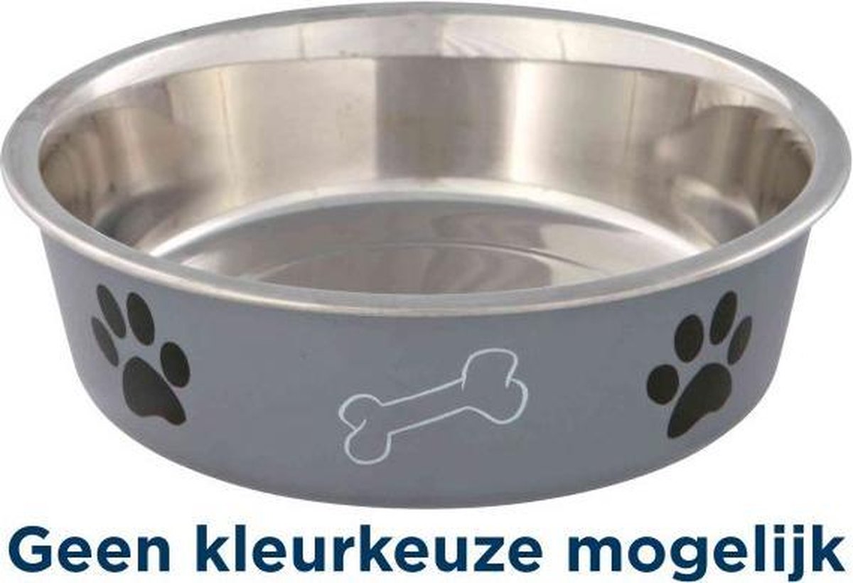 Trixie voerbak RVS - Kunststof - Mix kleur - 21 cm Classies