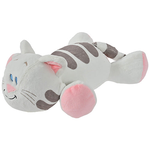 Woezel & Pip Hondenspeelgoed - Buurpoes pluche liggend+piep 40 cm