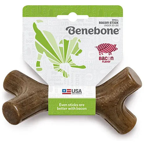 Benebone kauwspeelgoed Baconstick in 4 maten Classies