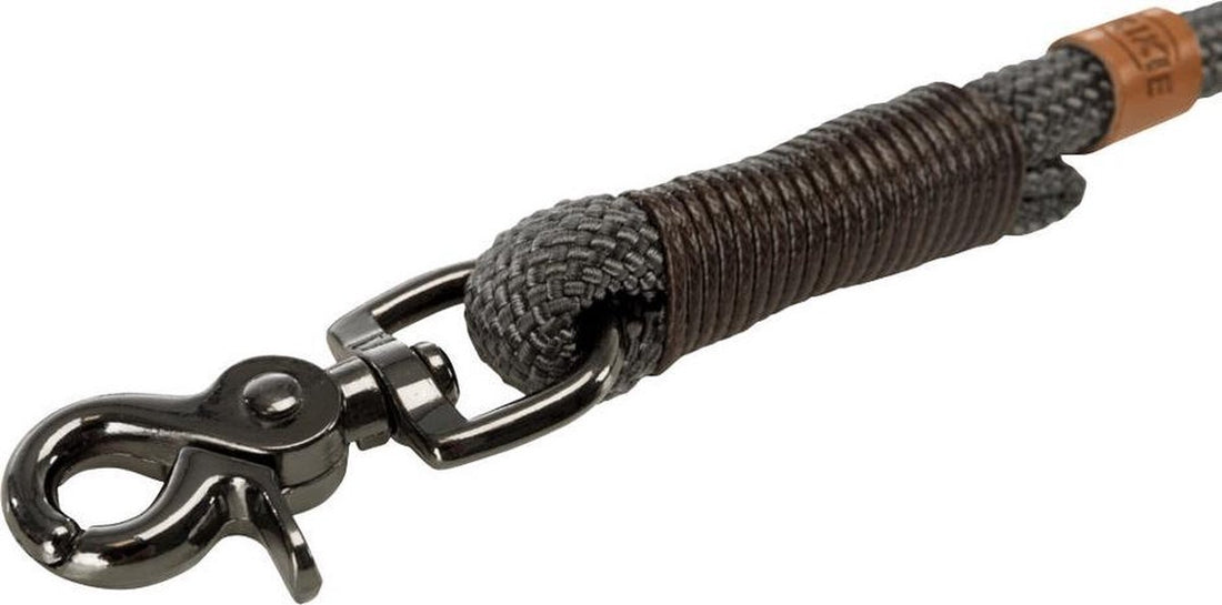 BE NORDIC riem, S–M: 1,00 m-ø 8 mm, donkergrijs-bruin