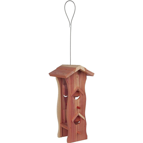 Trixie natura voerdispenser om op te hangen 600 ml 12x29x14 cm Classies