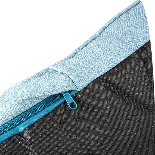 Duvo+ Hondenkussen Tweed Sky Blauw/Grijs - Maat M: 71x48x8cm Classies