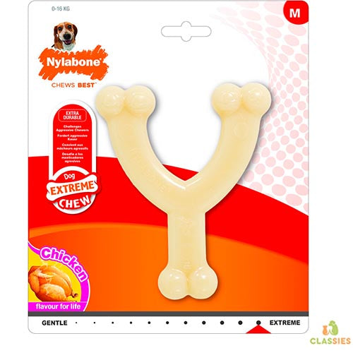 Nylabone Durachew Wishbone Wolf – 14 x 12 cm M