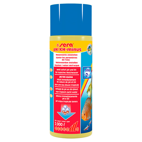 sera pH/KH-minus 100 - 250 - 500 - 2500 - 5000 ml