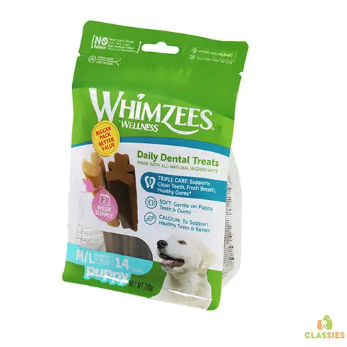 Whimzees dental stix puppy - puppy pakket Classies