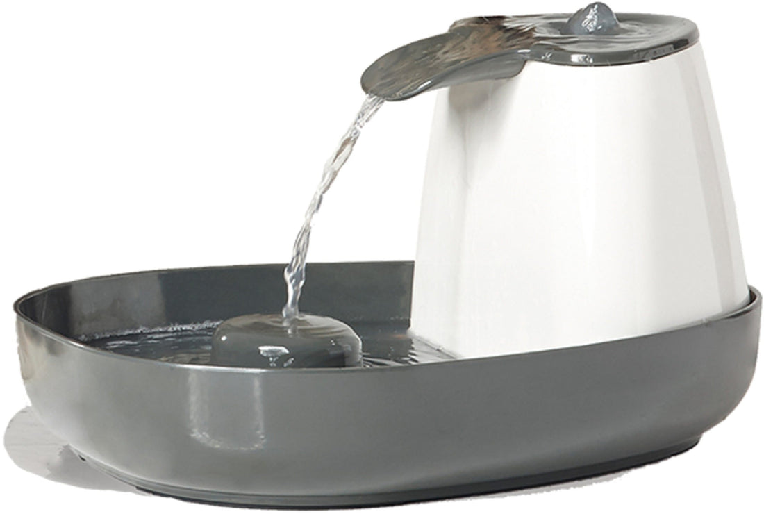 Savic drinkfontein cascade wit - antraciet 1,5 liter Classies